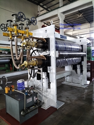 Máquina do calendário de matéria têxtil 420×2020 para vestidos cirúrgicos industriais