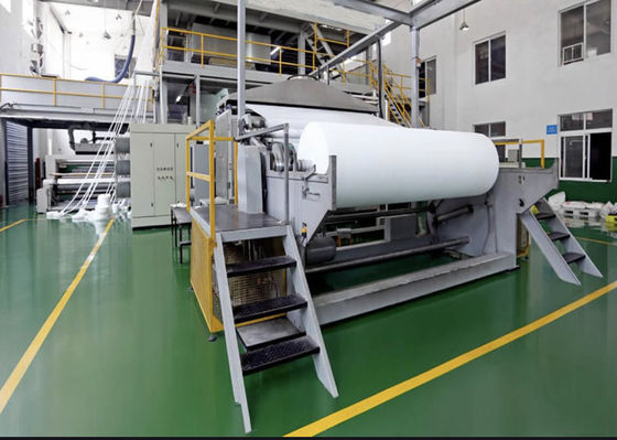 O CE 2400mm habilitados PP derrete máquina fundida da tela
